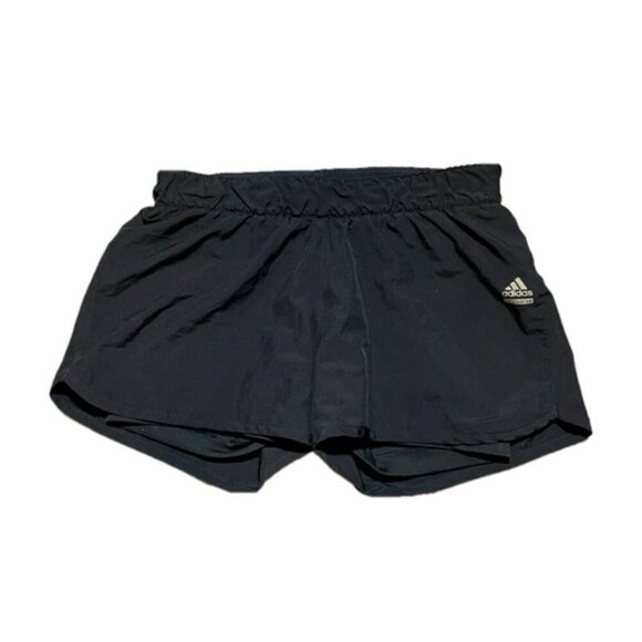 Adidas Black Athletic Shorts XS Double Layered - Picture 1 of 8